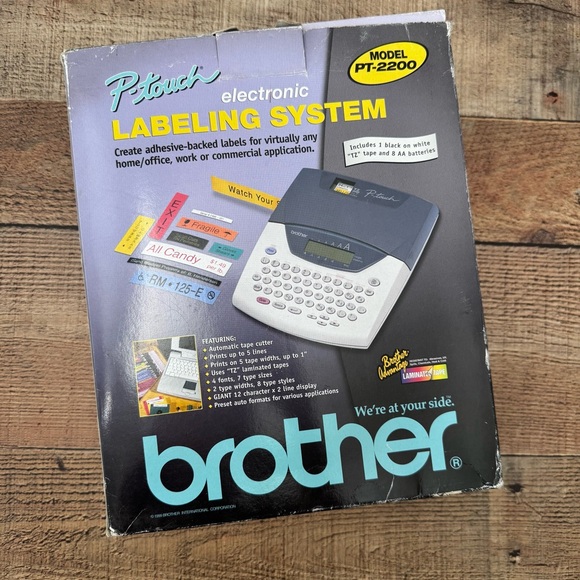 Brother P-Touch PT-2200 Thermal Labeling System NEW in BOX - Picture 1 of 4